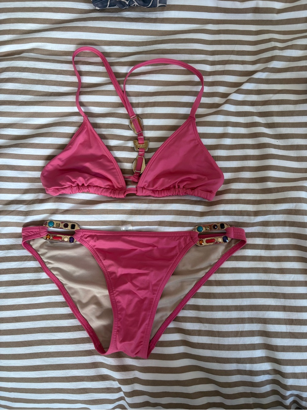 Victoria's Secret Pink Jewel-Accent Bikini Set